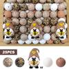 25/32/54PCS 3D Cute Dwarf Silicone Bead Set, perfect for DIY handmade crafts such as keychains, necklaces, bracelets, etc