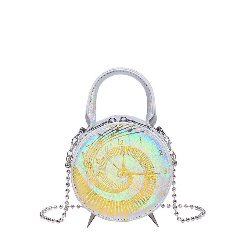 Personalized and creative watch small bag 2025 new Mori sweet girl niche versatile portable chain small round bag