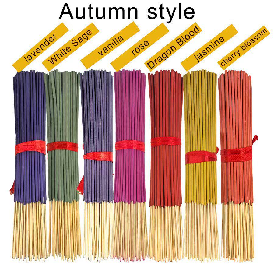 Набор ароматических палочек 7 ароматов, 22 см: 140 ароматерапевтических палочек