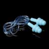 Anti-noise Silicone Corded Ear Plug Silicone Hearing Protection Noise Reduction  Swimming