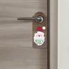 Christmas Decorations Wooden Door Hanging Cartoon Santa Claus Snowman Christmas Shopping Mall Store Layout Door Handle Pendant