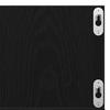 Wall Shelf Black Oak Effect 75 x 18 x 18 cm Wood Based Material