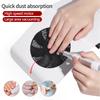 LULAA Big Power Vacuum Nail Dust Collector For Manicure Extractor Fan For Manicure Dust Absorber With Removable Filter