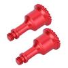 Pair of Aluminum Alloy Remote Control Joystick Thumb Rocker Drone Accessories Fits for DJI Mavic AIR 2Red