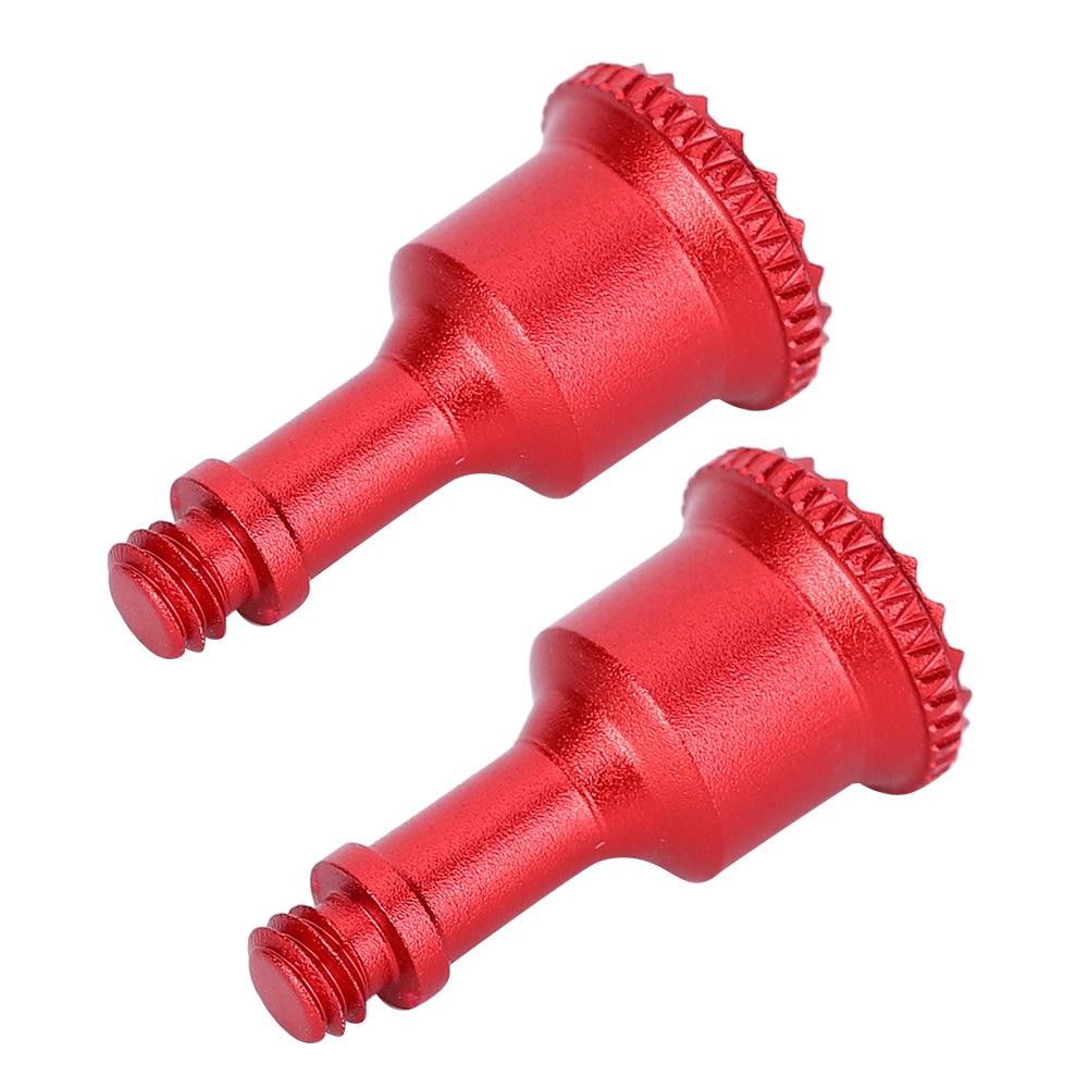 Pair of Aluminum Alloy Remote Control Joystick Thumb Rocker Drone Accessories Fits for DJI Mavic AIR 2Red