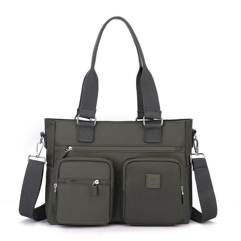 Skulderveske Dame Nylon Crossbody Bag Stor kapasitet Mors veske