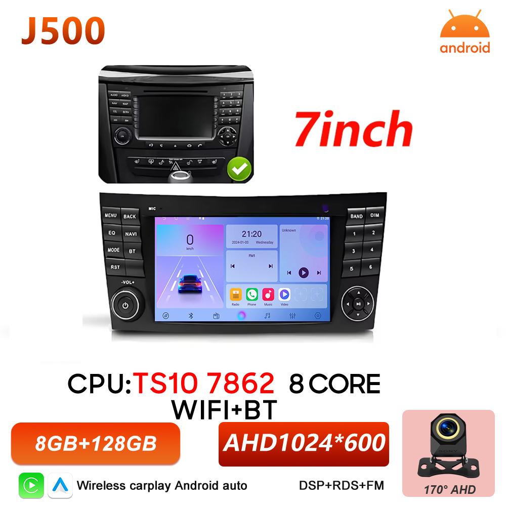 Car Stereo Navigation For Mercedes Benz E Class S211 W211 CLS Class C219 2002-2010 Wireless Carplay Car Radio Android Head Unit