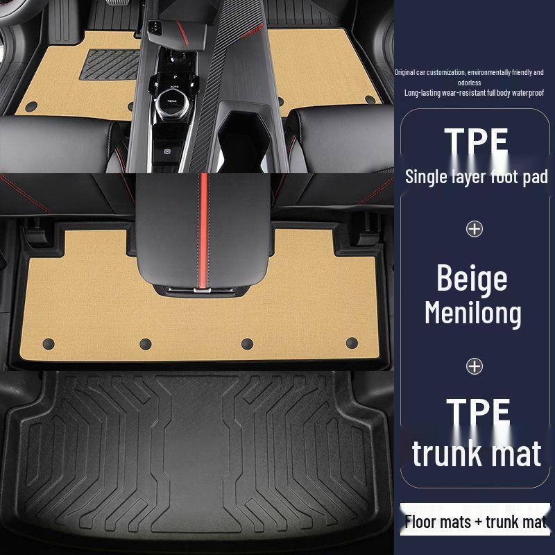Waterproof TPE Floor & Trunk Mats for Changan Oshan Z6/Z6iDD - Full Coverage