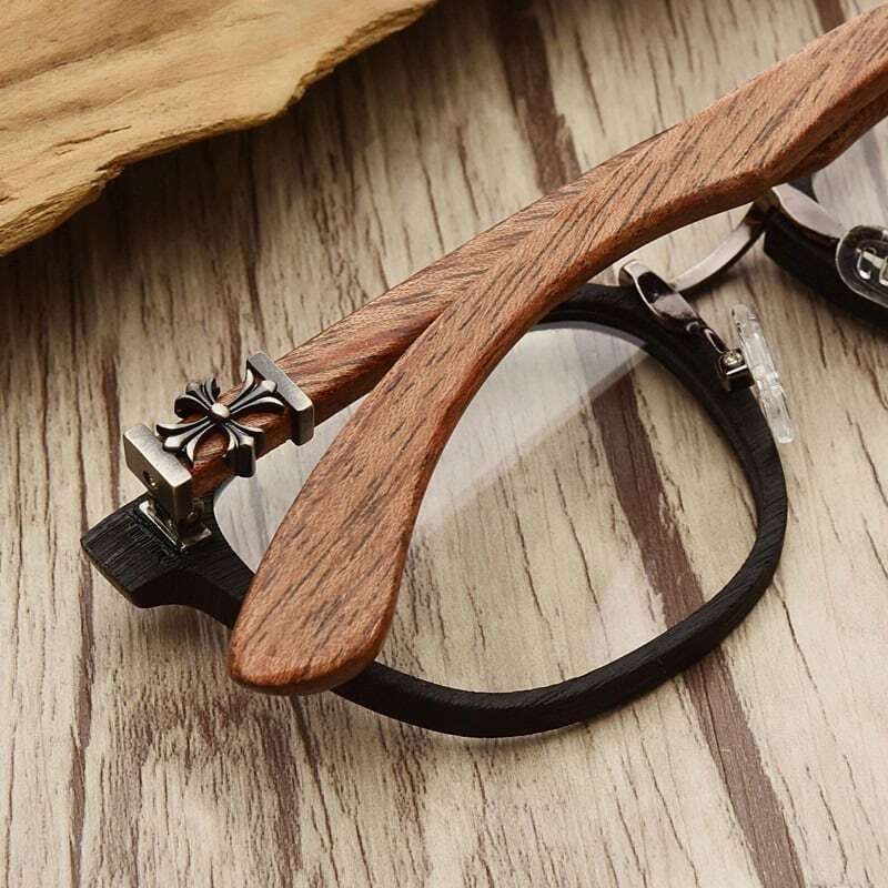 Wooden Handmade Square Glasses