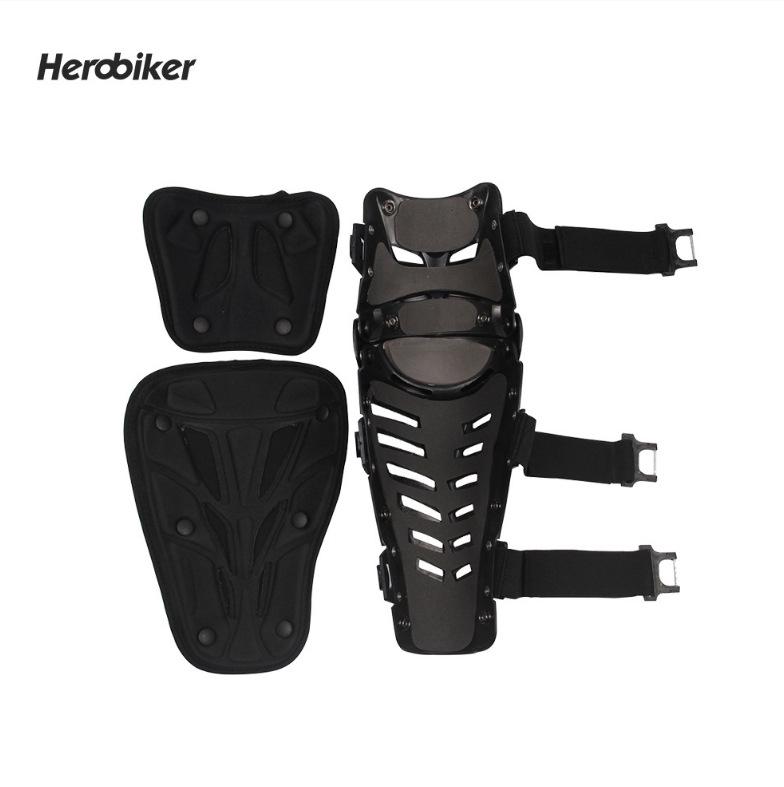 Windproof Motorcycle & Scooter Knee Pads - Protective, Anti-Fall Leg Guards for Cycling and Off-road Riding - All Seasons Use