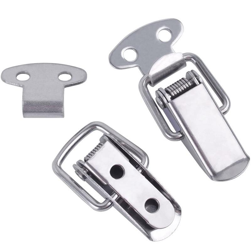 6PCS Toggle Latches Spring Loaded Clamp Clip Case Box Latch Catch Toggle Tension Lock Lever Clasp Closures Crate Lock Snap