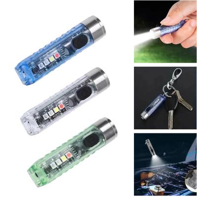 Mini Przenośna Latarka Kieszonkowa Latarka Wodoodporna Akumulatorowa Zewnętrzna Latarka Ratunkowa na Kemping LED COB Światło Do Czytania Samochodowa Latarka