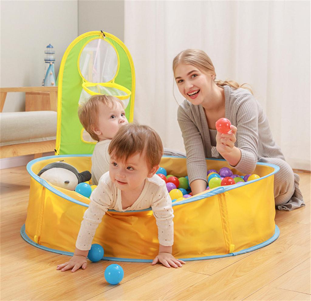 Beach Tent Portable Play Tent Paddling Pool Automatic Speed Open Children Swimming Pool