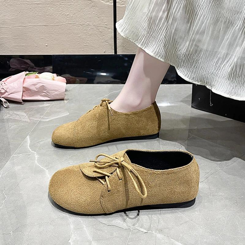 Spring, Summer and Autumn Flat Bottom Flat with Women's Shoes Large Size Single Shoes 35-43 Hundreds of Bow Leopard Print