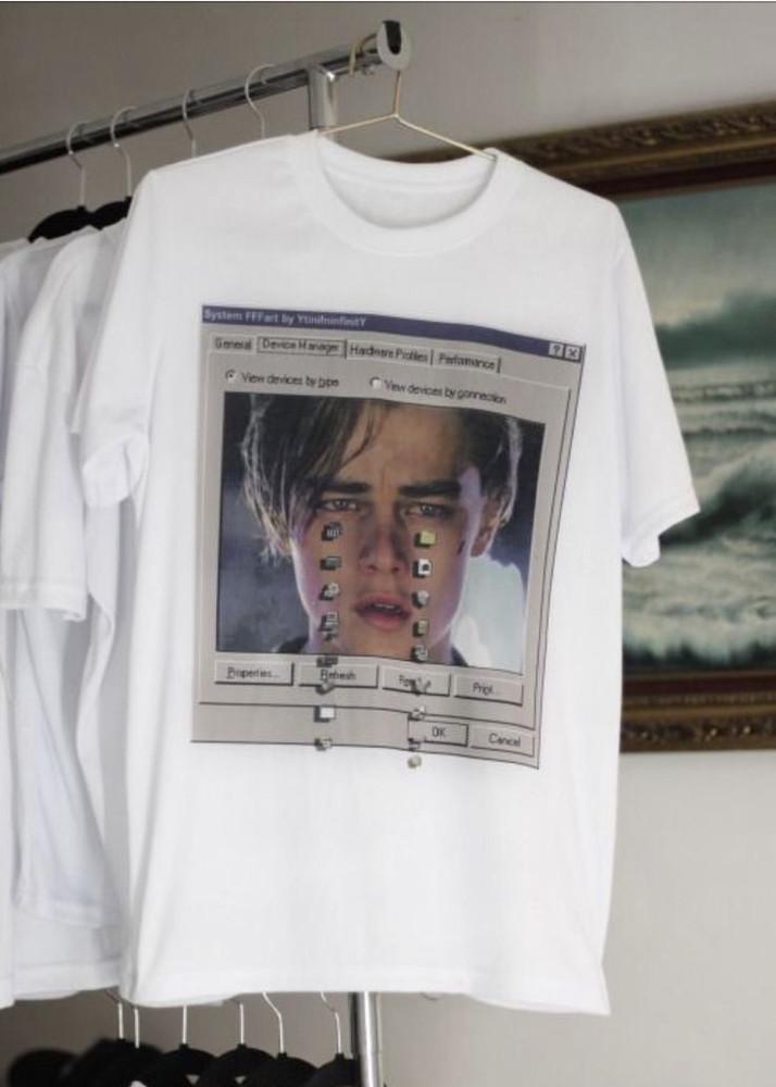 

Rare Leonardo di Caprio Photogenic T Shirt Reprint S5XL Unisex T-Shirt S