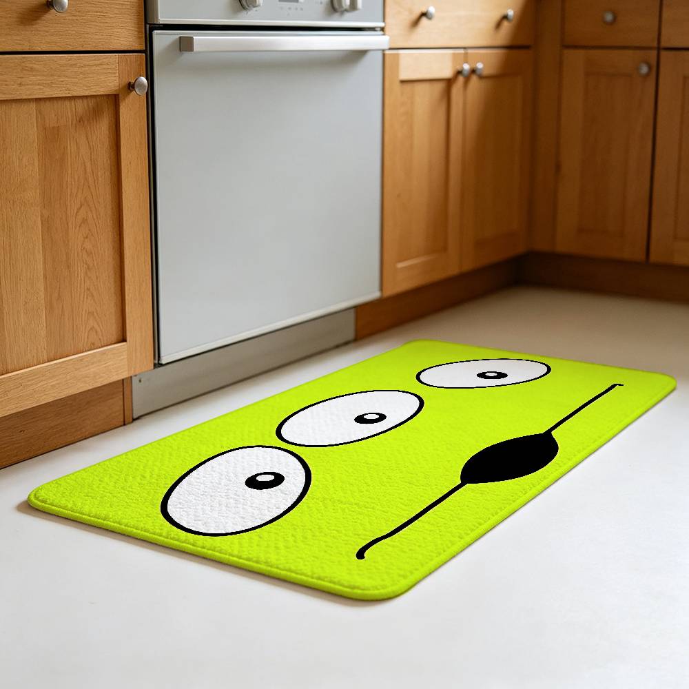 3 Eye-A-AlienS Floor Mat Durable Carpet Rug For Footpad Mats Style Soft Bedroom Floor House Laundry Room Mat Anti-skid