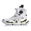 Li Ning 2.0 Hi Dw High top Sports Casual Shoes Unisex White Black AGWQ006-1