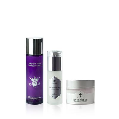 Woda Bakłażanowa Zestaw Medyczny 3-częściowy Esencja Tonik 150ml/Serum 50ml/Krem 50ml