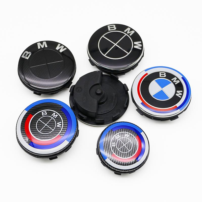 4 Stück 56mm 68mm ABS Schwimmende Radnabenkappe Für BMW E39 E46 Auto Tuning Teile E60 F45 F48 F49 F39 F90 Ersatz-Radnabendeckel