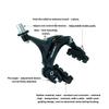 MAGICBROS Fixed Gear Bike Front and Rear Brake Set 22.2/31.8MM Caliper Brake Caliper Tube Length 260/1560MM Bicycle Accessories