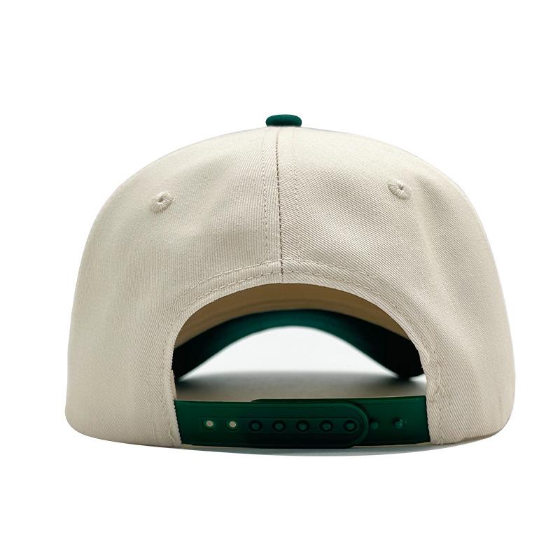 High-quality color matching pure cotton five-piece hardtop baseball cap embroidered light plate truck driver hat men's and women's casual hat