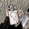 Magnetic iPhone Case for 17 Pro Max with Lens Stand, Lanyard, and Hard Data Cable for iPhone 16.