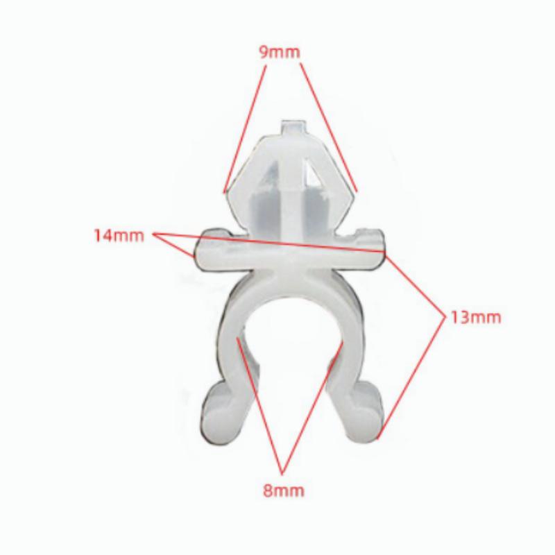 2-20PCS Car Fasteners Bonnet Hood Rod Holder Clips Support Prop Rod Holder Clip For Nissan Pathfinder Navara Skyline X-Trail T30 20PCS