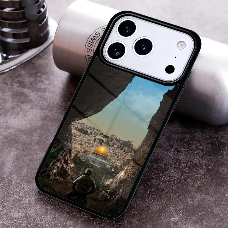 

Чехол для телефона с флагом Палестины для iPhone 17 16 15 Pro Max Air 14 13 12 11 Plus Ударопрочный Чехол Capa iPhone 13