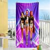 Huntress Power Squad Beach Towel Super Soft Microfiber Quickdry Fabric Comfortable Lightweight