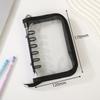 A7 Glitter Laser Star Zipper Binder Photo Card Collection Book Postcard Organizer Diary Notebook School Stationery