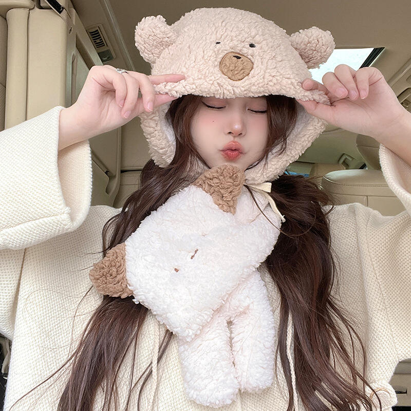 Women's Teddy Bear Earflap Winter Casual Fur Hat
