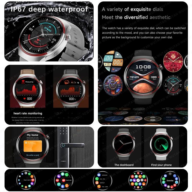 2024 For Watch Pro Smart Watch Men GPS Tracking AMOLED 360*360 HD Screen Bluetooth Call Sports Smart Watch