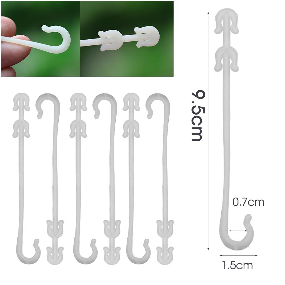 

J-образный фрукт, помидор, черри, крючок для ушей, опора для растений, виноградная лоза, зажимы, шпалера, фиксированная пряжка, крючок, садовые принадлежности 50PCS