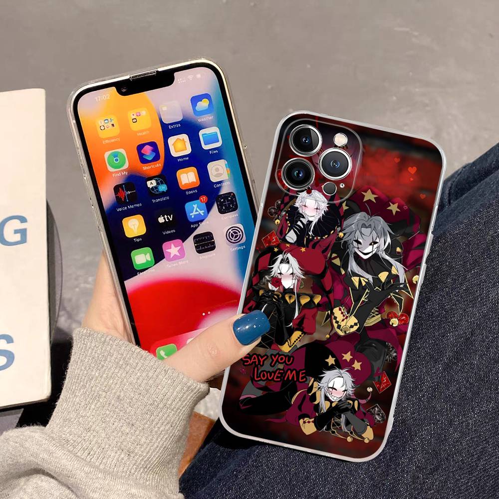 The Freak Circus Pierrot Game Transparent Case For IPhone 11 12 13 14 15 16 17 Air Pro Max Plus Mini Shockproof Cover