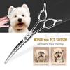 7.0 Inch Curved Tooth Thinning Pet Grooming Scissors - Professional Grade