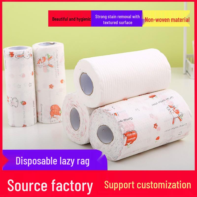 Multi-Use Disposable Kitchen Dishcloth Paper: Wet & Dry, Water & Oil Absorbent, Non-Stick, Scouring Pad
