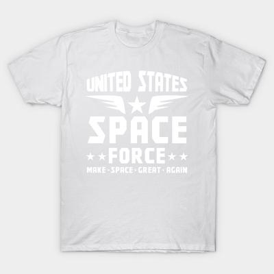 T Shirt Women United States Space Force Make Space Great Again Harajuku Print Kawaii Tshirt Summer Short Sleeve Female T-Shirt Top Tee