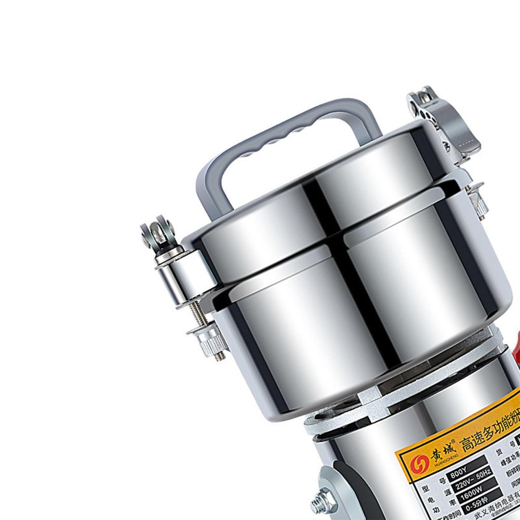 Five Grain and Miscellaneous Grain Grinding Machine Grinder,household Chinese Herbal Medicine grinder,Capacity 800 Grams,metallic Color