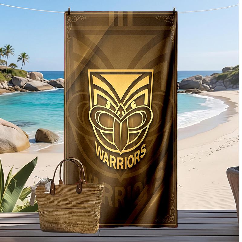 Asciugamano da Spiaggia Wigan Warriors Stampa Morbido Portatile Asciugatura Rapida?Asciugamano Asciutto Per Piscina Vacanza Estiva Sport all'Aperto