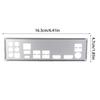 IO I/O Shield Back Plate Stainless Steel Back Plate Blende Bracket For B450M Steel Legend, B450 Steel Legend