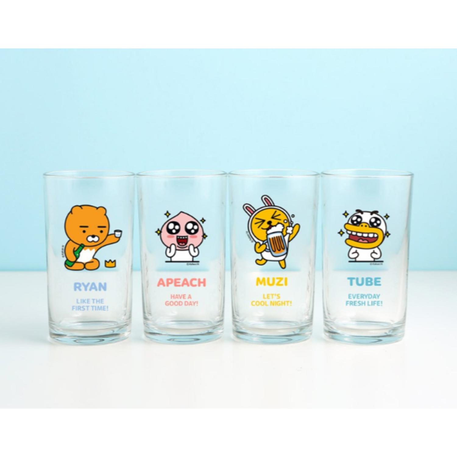 

Стаканы для соджу в стиле K-Pop Star — игровые стаканы для выпивки «Apt» (Набор из 4) 4 Soju Bomb Glasses