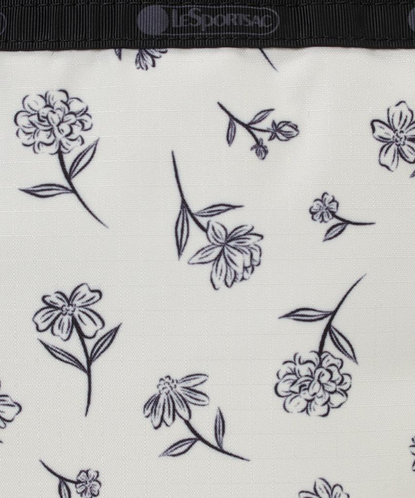 SMALL BUCKET TOTE 3041 Ink Sketched Floral Ivory [Official] / /