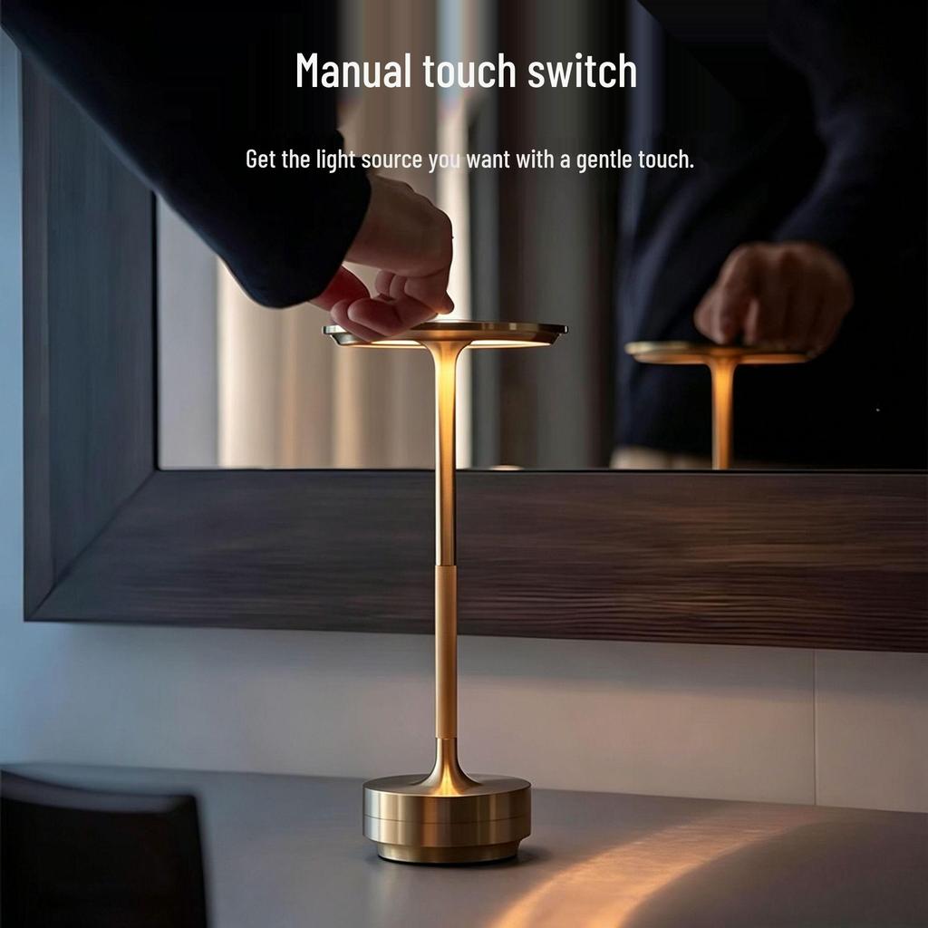 *LED Touch Desk Lamp with USB Charging - High-End Table & Bedside Night Light*