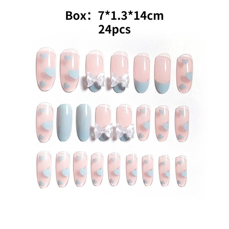 

Art Nail Wear Fashion Simple Cute Classic Detachable Stereoscopic Style Bow
