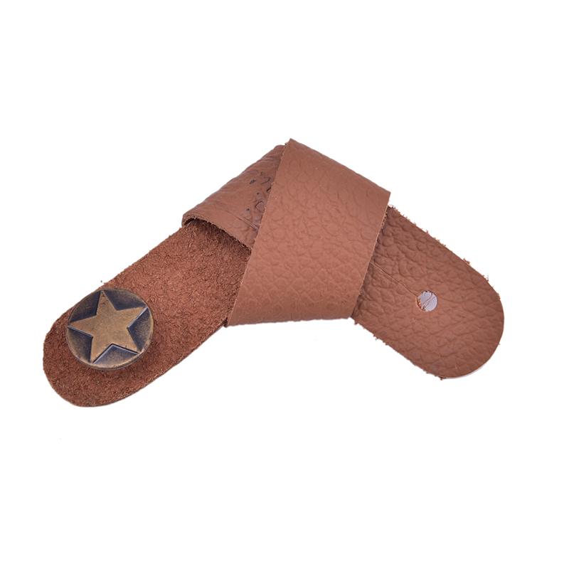 Akustik Gitar Askı Düğmesi Tutucu - Akustik Gitar İçin Deri Askı Kancası