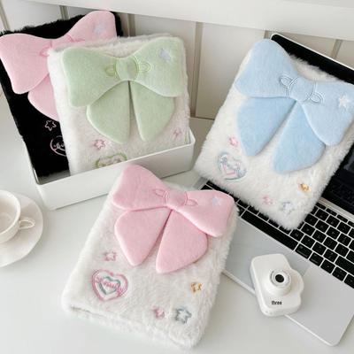 3D Bow Plush A6 Photocard Album with Loose-Leaf Pages
