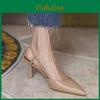 Heels Women Slingback For Women Pumps Vintage Pointed Toe Summer Fashion Womens Sandals Stilettos Lady High Heels