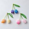Handmade Necklace Pendant Rice Bead Flower Keychain Pendant  DIY accessories