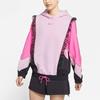 Nike Sweatshirts Women's Light Arctica Pink Hooded Moderate Regular DH1371-626
