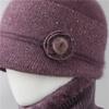 Old Man Hat Female Autumn Winter Thermal Basin Hat Rabbit Fur Hat Piled Thickened Top Hat In the Elderly Grandmother Mother Hat